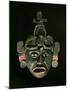 Mask in Jade and Shell Mosaic, Mayan Early Classical period 300-600 AD, Tikal, Guatemala-null-Mounted Photographic Print