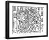 Mask: Line Art-Oxana Zaika-Framed Giclee Print