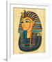 Mask of King Tutankhamun-null-Framed Art Print