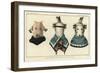 Mask of Koyemshi, Mask of Komokattsi: Front and Rear Views-null-Framed Giclee Print