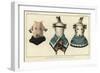 Mask of Koyemshi, Mask of Komokattsi: Front and Rear Views-null-Framed Giclee Print