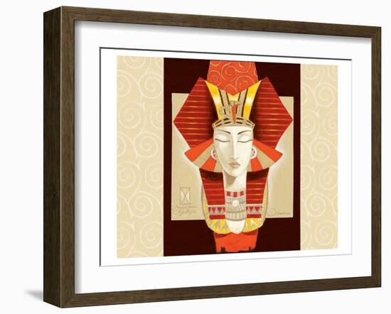 Mask of the Queen-Joadoor-Framed Art Print