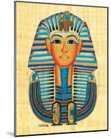 Mask of Tutankhamun-null-Mounted Art Print