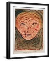 Mask - Old Woman-Paul Klee-Framed Giclee Print