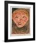 Mask - Old Woman-Paul Klee-Framed Giclee Print