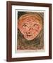 Mask - Old Woman-Paul Klee-Framed Giclee Print
