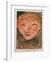 Mask - Old Woman-Paul Klee-Framed Giclee Print