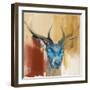 Mask (Young Stag), 2014-Mark Adlington-Framed Giclee Print