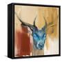Mask (Young Stag), 2014-Mark Adlington-Framed Stretched Canvas