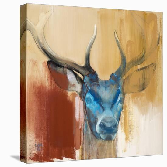 Mask (Young Stag), 2014-Mark Adlington-Stretched Canvas