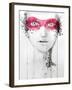 Mask-null-Framed Art Print