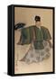 Masked Actor Performing Shikisamba, Prelude Dance to Noh Drama-Maruyama Okyo-Framed Stretched Canvas