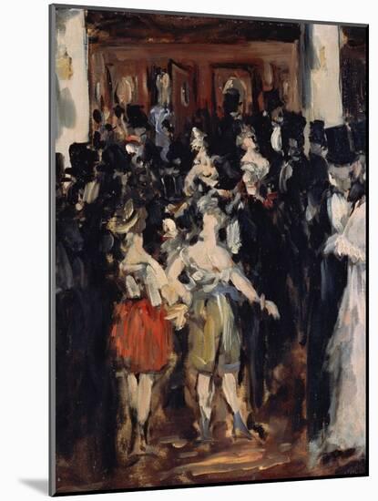 Masked Ball at the Opera, 1873-Edouard Manet-Mounted Premium Giclee Print