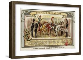 Masked Ball at the Opera, Paris-null-Framed Giclee Print