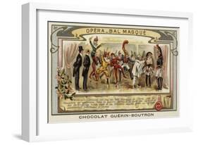 Masked Ball at the Opera, Paris-null-Framed Giclee Print