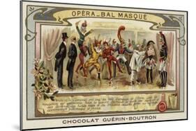 Masked Ball at the Opera, Paris-null-Mounted Giclee Print