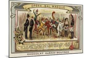 Masked Ball at the Opera, Paris-null-Mounted Giclee Print