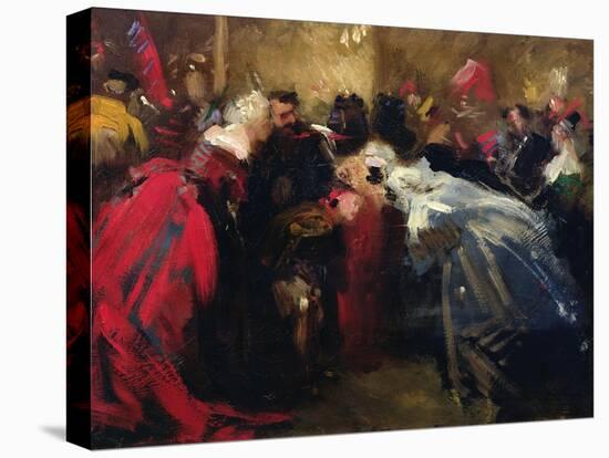 Masked Ball at the Tuileries-Jean-Baptiste Carpeaux-Stretched Canvas