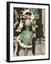 Masked Ball, Green Dress-Ernst Heilemann-Framed Art Print