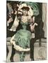 Masked Ball, Green Dress-Ernst Heilemann-Mounted Art Print