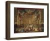 Masked Ball in Bonn-Johann Franz Rousseau-Framed Giclee Print