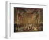 Masked Ball in Bonn-Johann Franz Rousseau-Framed Giclee Print