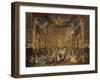 Masked Ball in Bonn-Johann Franz Rousseau-Framed Giclee Print