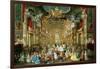 Masked Ball in the Hoftheater, Bonn, 1754-Jakob Rousseau-Framed Giclee Print