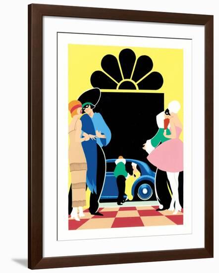 Masked Ball-Brian James-Framed Art Print