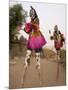Masked Ceremonial Dogon Dancers on Stilts Near Sangha, Mali, West Africa-Gavin Hellier-Mounted Photographic Print
