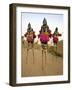 Masked Ceremonial Dogon Dancers, Sangha, Dogon Country, Mali-Gavin Hellier-Framed Photographic Print