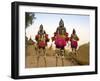 Masked Ceremonial Dogon Dancers, Sangha, Dogon Country, Mali-Gavin Hellier-Framed Photographic Print