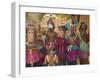 Masked Ceremonial Dogon Dancers, Sangha, Dogon Country, Mali-Gavin Hellier-Framed Photographic Print