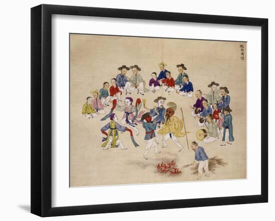 Masked Dance-Kim Junkeun-Framed Giclee Print