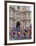 Masked dancers, Fiesta de la Virgen de la Soledad, Basilica of Our Lady of Solitude, Oaxaca, Mexico-Melissa Kuhnell-Framed Photographic Print