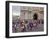 Masked dancers, Fiesta de la Virgen de la Soledad, Basilica of Our Lady of Solitude, Oaxaca, Mexico-Melissa Kuhnell-Framed Photographic Print