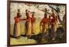 Masked Dancers of Opaina, River Apaporis, Brazil-null-Framed Giclee Print