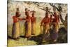 Masked Dancers of Opaina, River Apaporis, Brazil-null-Stretched Canvas