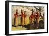 Masked Dancers of Opaina, River Apaporis, Brazil-null-Framed Giclee Print