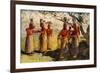 Masked Dancers of Opaina, River Apaporis, Brazil-null-Framed Giclee Print