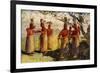 Masked Dancers of Opaina, River Apaporis, Brazil-null-Framed Giclee Print