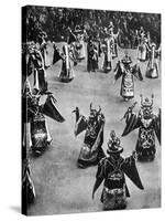 Masked Dancers, Tibet, 1936-Ewing Galloway-Stretched Canvas