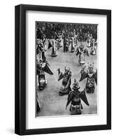 Masked Dancers, Tibet, 1936-Ewing Galloway-Framed Giclee Print