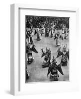 Masked Dancers, Tibet, 1936-Ewing Galloway-Framed Giclee Print