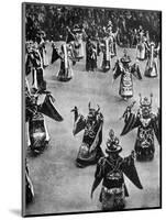 Masked Dancers, Tibet, 1936-Ewing Galloway-Mounted Giclee Print