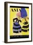 Masked Dancers-Frank Mcintosh-Framed Art Print