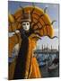 Masked Face and Costume at the Venice Carnival, Venice, Italy-Christian Kober-Mounted Photographic Print