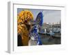 Masked Faces and Costume at the Venice Carnival, Venice, Italy-Christian Kober-Framed Photographic Print