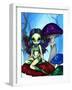 Masked Fairy on the Mushrooms-Jasmine Becket-Griffith-Framed Art Print