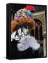 Masked Figure in Costume at the 2012 Carnival, Venice, Veneto, Italy, Europe-Jochen Schlenker-Framed Stretched Canvas